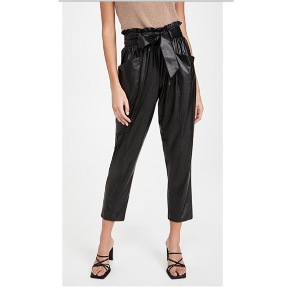 Ramy Brook Vegan Leather Marty Pants - Picture 1 of 4